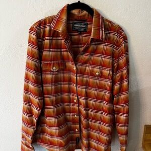 Rough Stock Plaid Button-Up Shirt